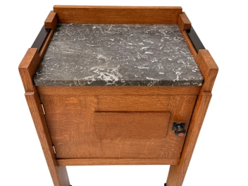 Art Deco Modernist Nightstand or Bedside Cabinet, 1920s